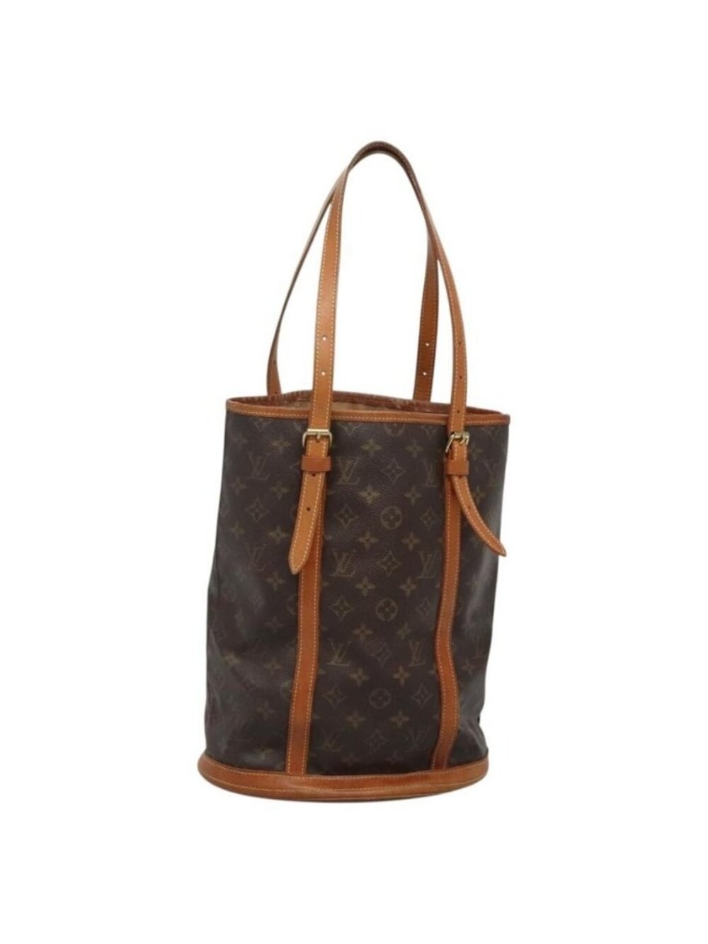Authentic LOUIS VUITTON Monogram Bucket GM Shoulder Bag M42236 LV - Picture 1 of 16